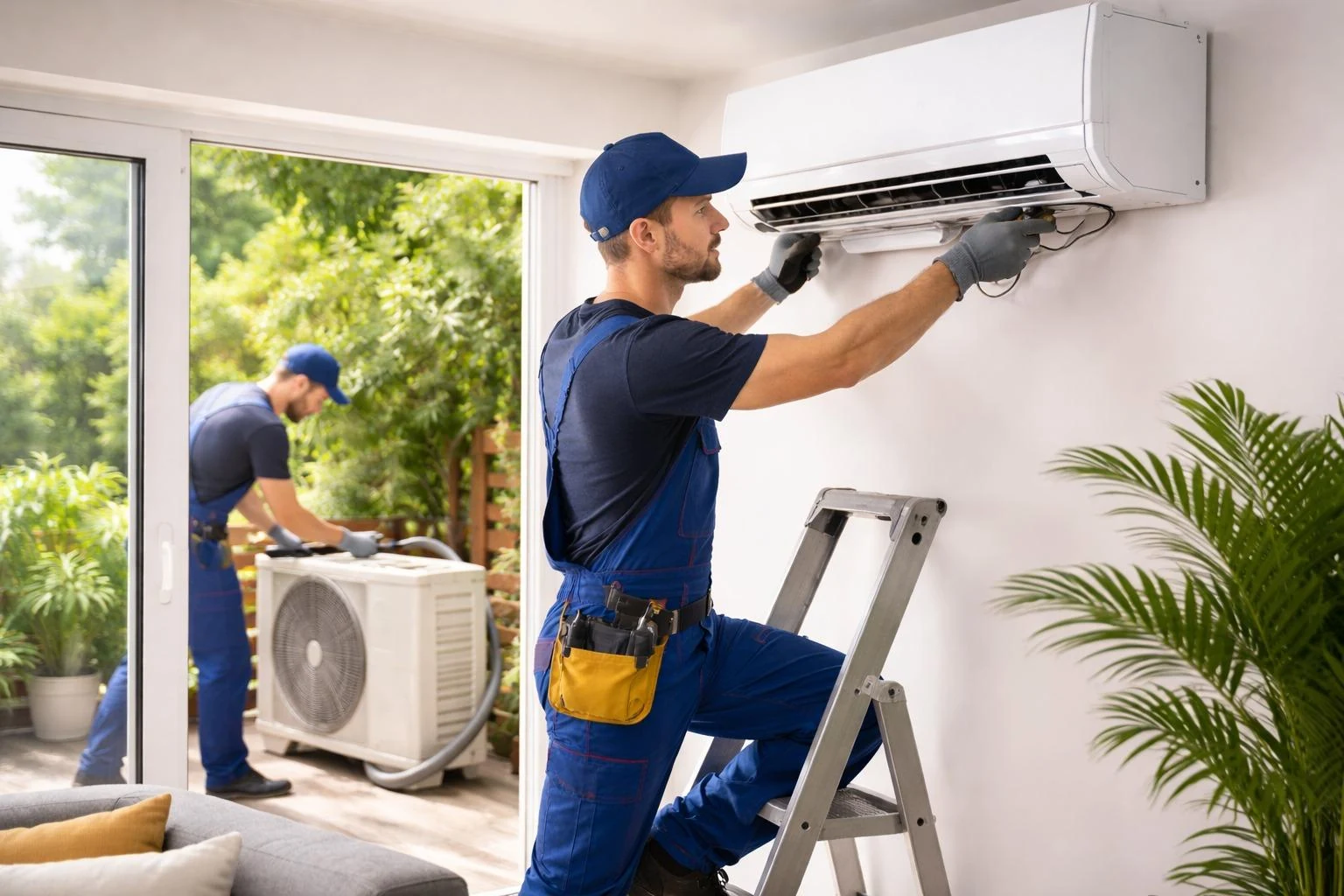 AC installation technician